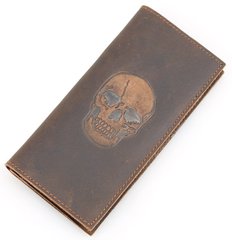 Вертикальний чоловічий гаманець з натуральної шкіри Vintage 14386