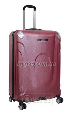 Качественный дорожный чемодан Vip Collection Everest Red 28", Бордовый