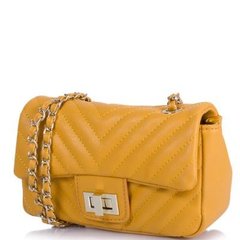 Женская мини-сумка из качественного кожезаменителя AMELIE GALANTI (АМЕЛИ ГАЛАНТИ) A701991-yellow Желтый