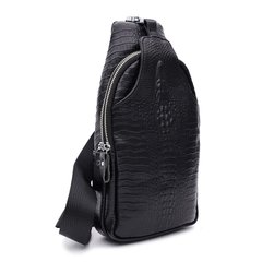 Мужской кожаный рюкзак Keizer K15015bl-black