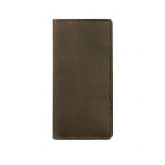 Натуральне шкіряне портмоне-купюрник 11.0 темно-коричневе Blanknote BN-PM-11-o