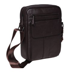 Мужская кожаная сумка Borsa Leather K18154-brown