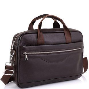 Шкіряна сумка для ноутбука Tiding Bag A25-1128C Коричневий
