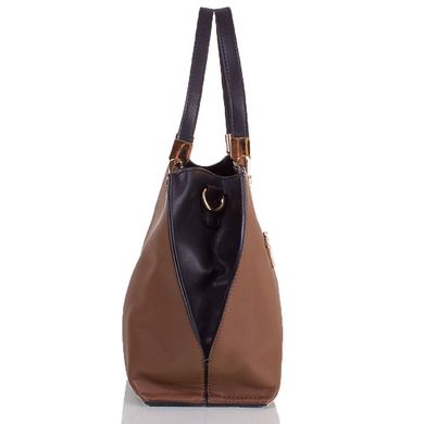 Жіноча сумка з якісного шкірозамінника ANNA & LI (АННА І ЛІ) TU14469-khaki Коричневий