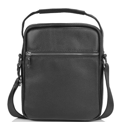 Мужская сумка-мессенджер через плечо черная Tiding Bag NM23-2305A Черный