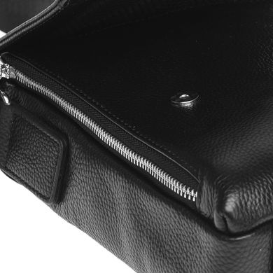 Мужская кожаная сумка Borsa Leather K18877-black