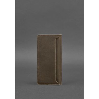 Натуральное кожаное портмоне-купюрник 11.0 темно-коричневое Blanknote BN-PM-11-o