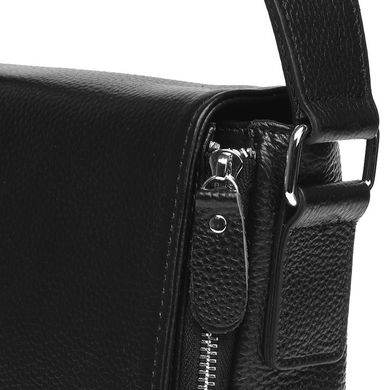 Чоловіча шкіряна сумка Borsa Leather K18877-black