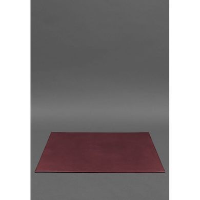 Накладка на стол руководителя - Натуральный кожаный бювар 1.0 Бордовый Blanknote BN-BV-1-vin