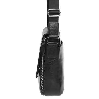 Чоловіча шкіряна сумка Borsa Leather K18877-black