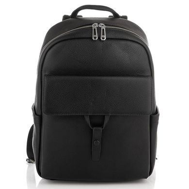 Шкіряний чоловічий рюкзак Tiding Bag N2-191117A Чорний