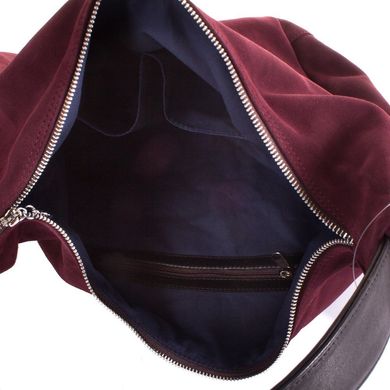 Женская дизайнерская замшевая сумка GALA GURIANOFF (ГАЛА ГУРЬЯНОВ) GG1310-17 Бордовый