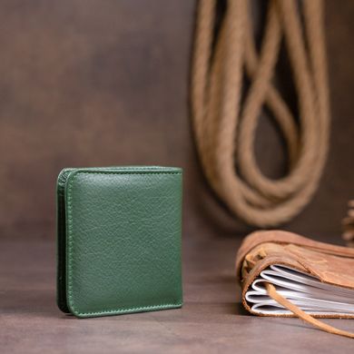 Маленький гаманець на кнопці жіночий ST Leather 19233 Зелений