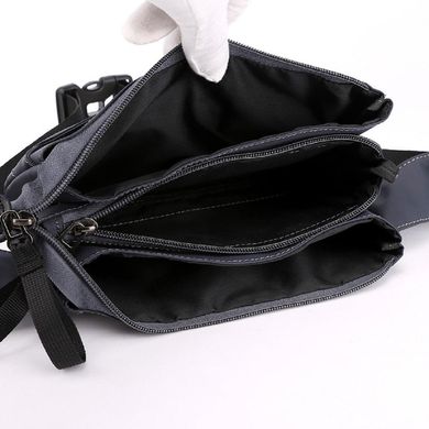 Компактна тканинна сумка на пояс Confident AT08-999-9A Чорний