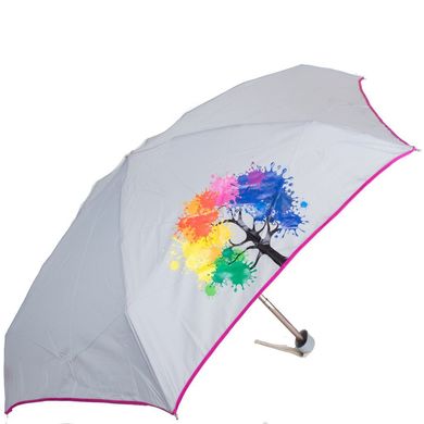 Зонт женский облегченный компактный механический NEX (НЕКС) Z65511-4037B Серый