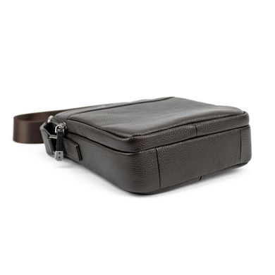 Кожаный мужской коричневый слинг через плечо флотар Tavinchi TV-SM8-830C-FL Коричневый