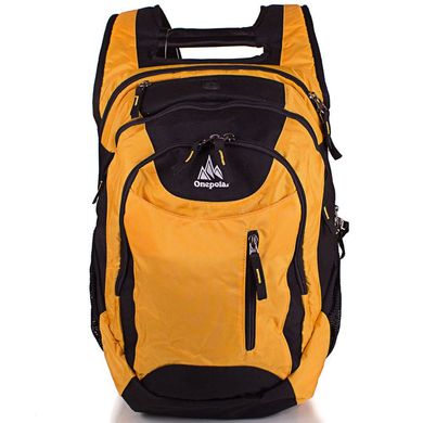 Мужской рюкзак с отделение для ноутбука ONEPOLAR (ВАНПОЛАР) W1359-yellow Желтый