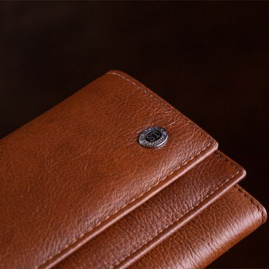 Гаманець-візитниця на кнопці ST Leather 18952 Коричневий