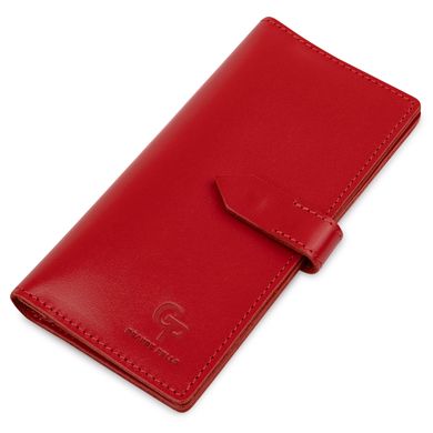 Кожаное женское портмоне GRANDE PELLE 11516 Красный