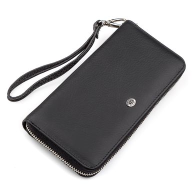 Чоловічий гаманець ST Leather 18422 (ST45) натуральна шкіра Чорний