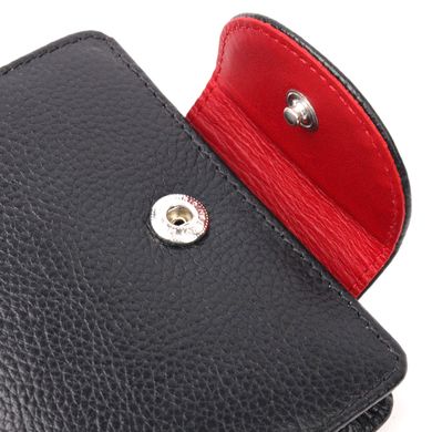 Надійний жіночий гаманець з натуральної шкіри KARYA 21126 Чорний