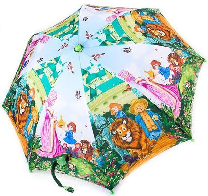 Очень красивый детский зонт ZEST Z21665-5, Зеленый