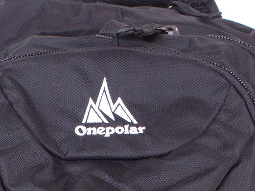 Добротный рюкзак черного цвета ONEPOLAR W1801-black, Черный