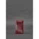 Вертикальная женская кожаная сумка Mini поясная/кроссбоди бордовая Blanknote BN-BAG-38-1-vin