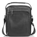 Мужская сумка-мессенджер через плечо черная Tiding Bag NM23-2305A Черный