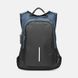 Мужской рюкзак Monsen C18328-blue из прочного полиэстера с USB-разъемом и 2 отделениями