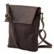 TL141511 Темно-коричневый Morgan - Кожаная сумка на плечо от Tuscany
