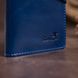 Бумажник унисекс вертикальный из кожи алькор на кнопках SHVIGEL 16174 Синий