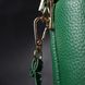 Интересная сумка для женщин из мягкой натуральной кожи Vintage 22341 Зеленая