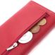 Яркий женский кошелек горизонтального формата из натуральной кожи ST Leather 22514 Красный
