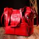 Багатофункціональна жіноча сумка-шоппер із кишенями KARYA 20876 Червоний