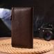 Стильний вертикальний жіночий гаманець з натуральної шкіри CANPELLINI 21642 Коричневий