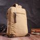 Удобный рюкзак для мужчин из плотного текстиля Vintage 22185 Песочный