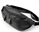 Мужская кожаная сумка на пояс FA-3088-3md TARWA Черный фото