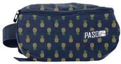 Женская сумка на пояс, бананка Paso PPMA19-510 синяя