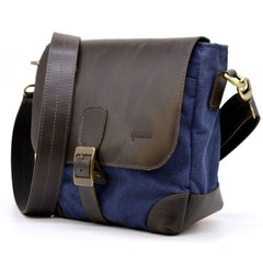 Компактная сумка-мессенджер через плечо RKc-1309-4lx TARWA Темно-синий