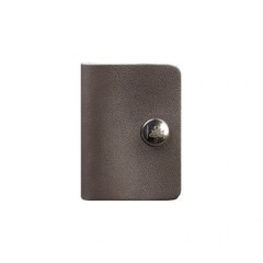 Натуральный кожаный холдер для наушников 2.0 темно-бежевый Blanknote BN-HN-2-beige