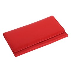 Женский кошелек кожаный Vip Collection 195-F Красный 195.R.FLAT