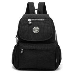 Текстильний жіночий рюкзак з клапаном Confident WT-3606A Чорний