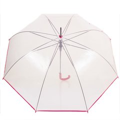 Зонт-трость женский полуавтомат HAPPY RAIN (ХЕППИ РЭЙН) U40970-3 Прозрачный