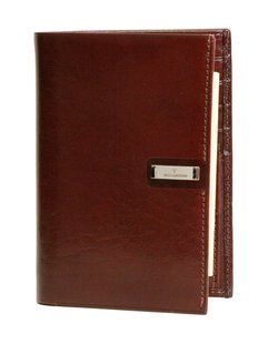 Портмоне-блокнот чоловіче шкіряне Vip Collection 65 Platinum Коричневе 65.В.PL