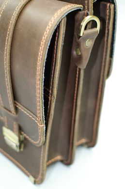 Діловий чоловічий портфель з натуральної шкіри 12191 Manufatto