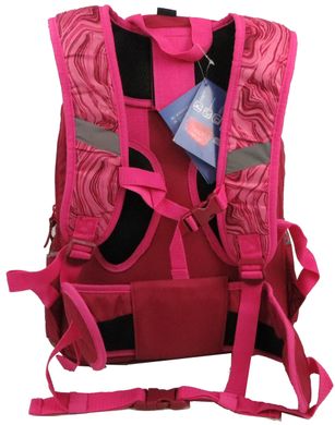 Місткий жіночий рюкзак з дощовиком 27L Topmove бордовий