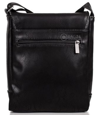 Стильная мужская сумка из кожзаменителя MIS MS34165, Черный