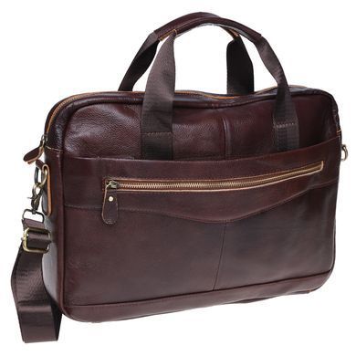 Мужская кожаная сумка Borsa Leather K11118-brown