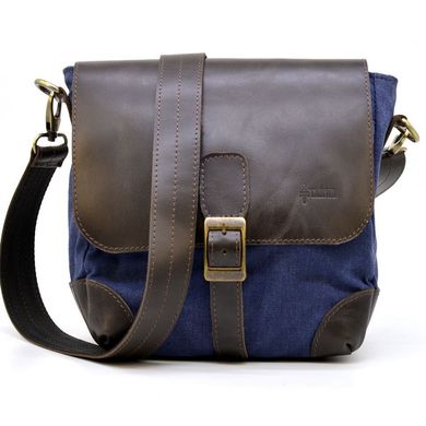 Компактна сумка-месенджер через плече RKc-1309-4lx TARWA Темно-синій